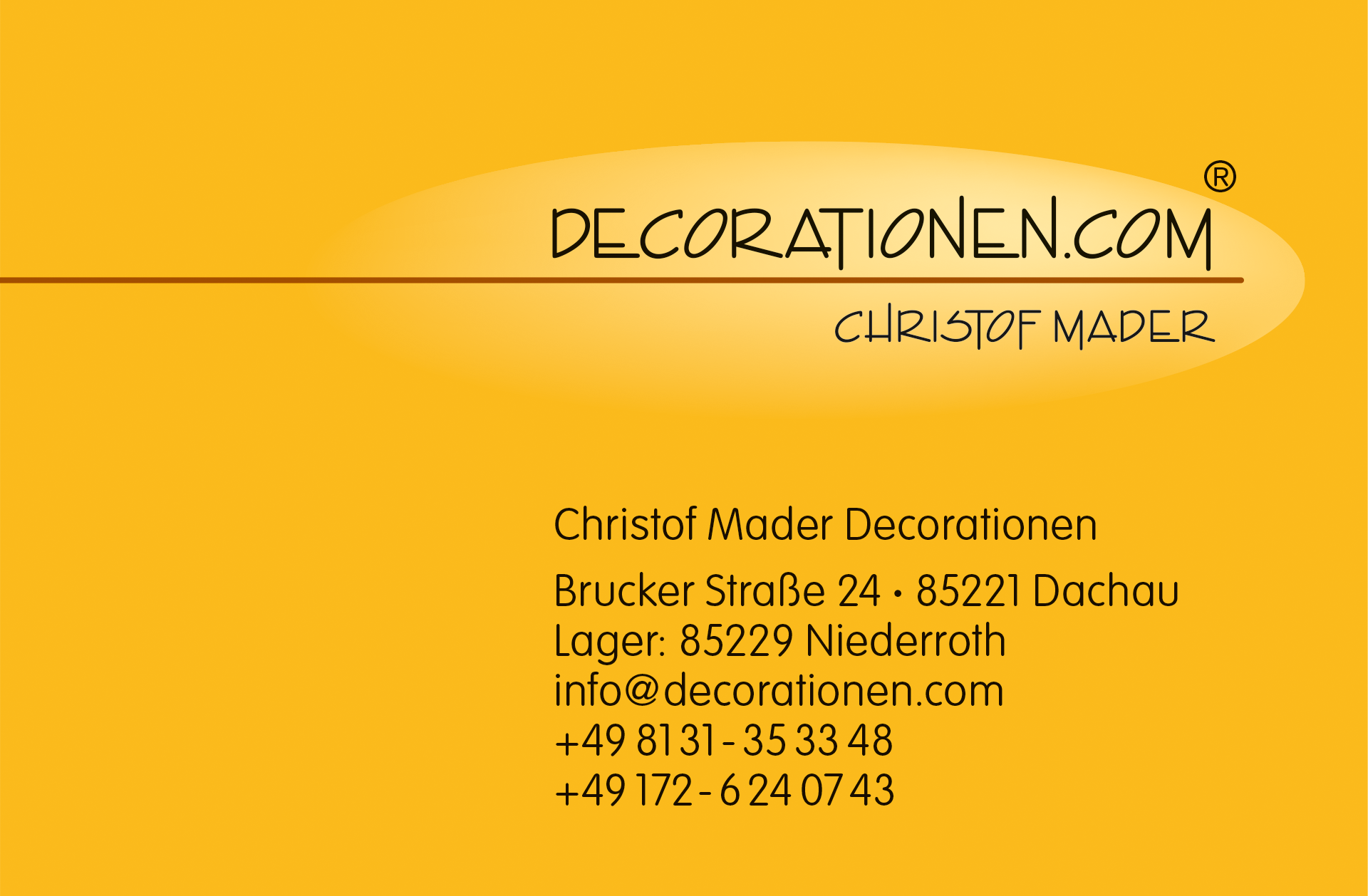Decorationen.com – Christof Mader